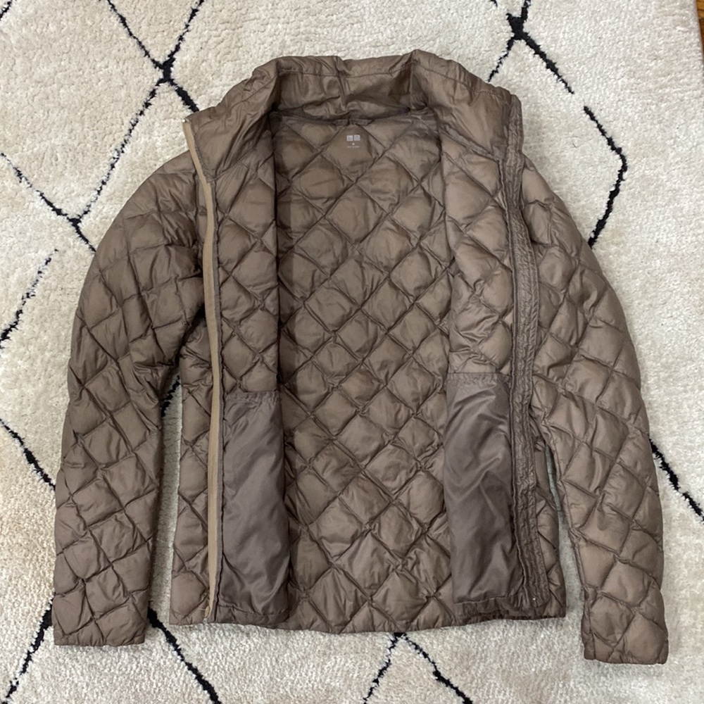Uniqlo brown packable puffer - Picture 2 of 4